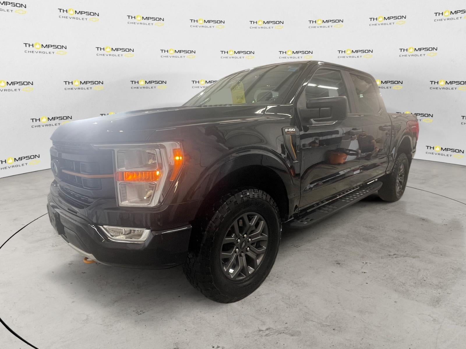 2022 Ford F-150 Tremor in Black — front three-quarter view