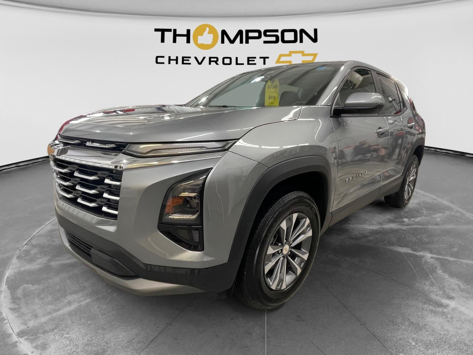 2026 Chevrolet Equinox LT in Sterling Gray Metallic — front three-quarter view