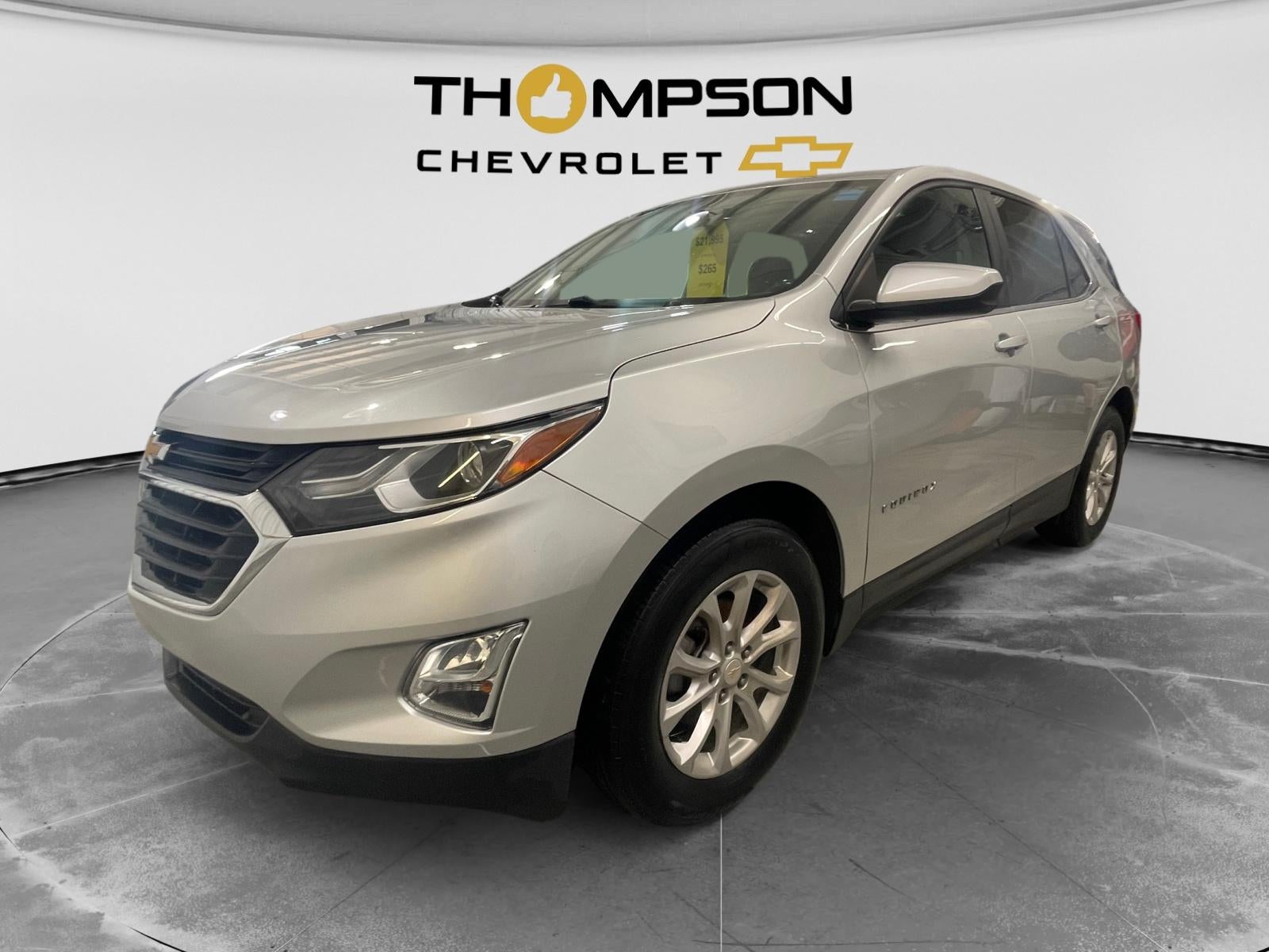 2021 Chevrolet Equinox LT in Silver Ice Metallic — front three-quarter view