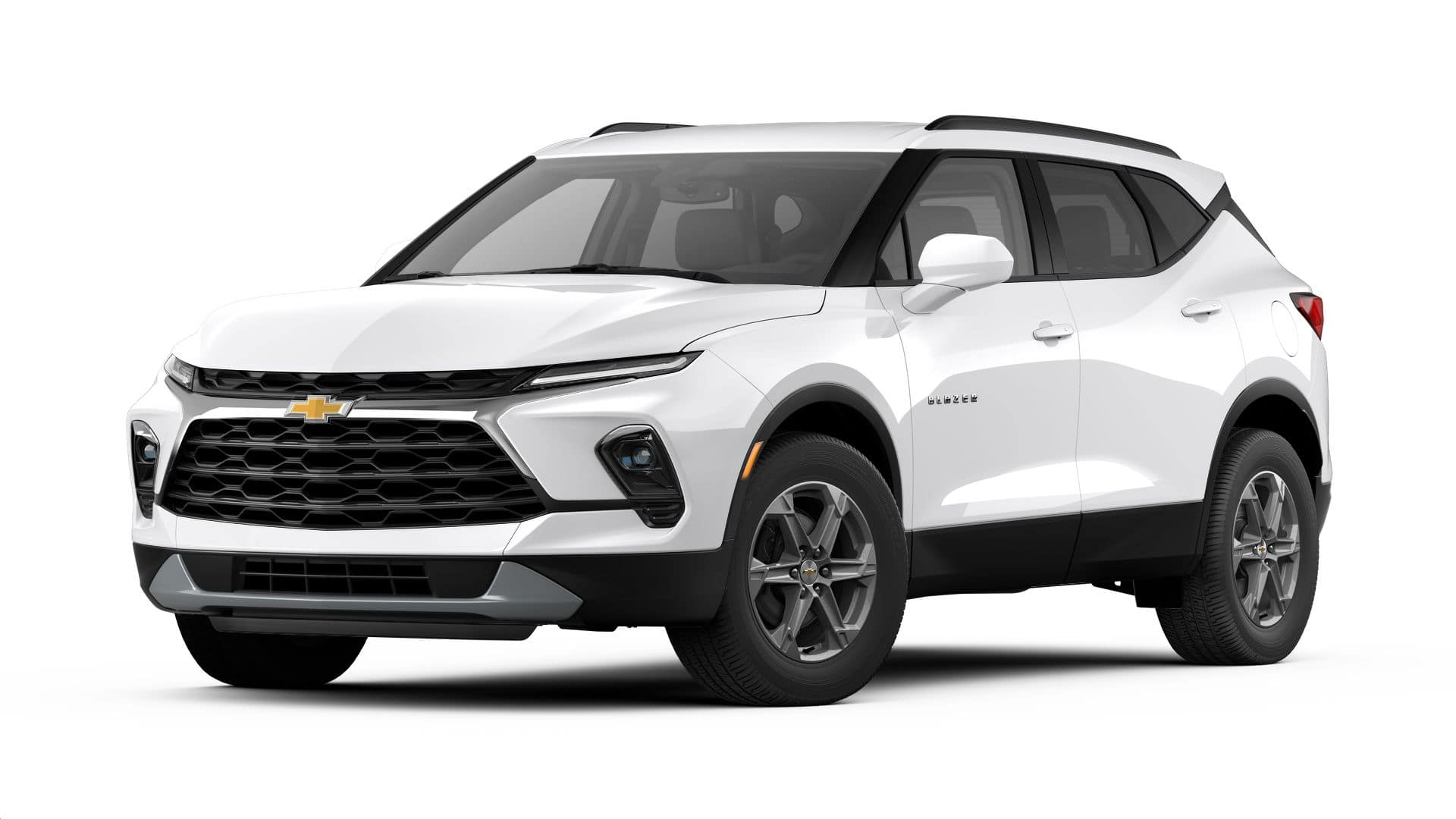 2026 Chevrolet Blazer 2LT in Summit White — front three-quarter view