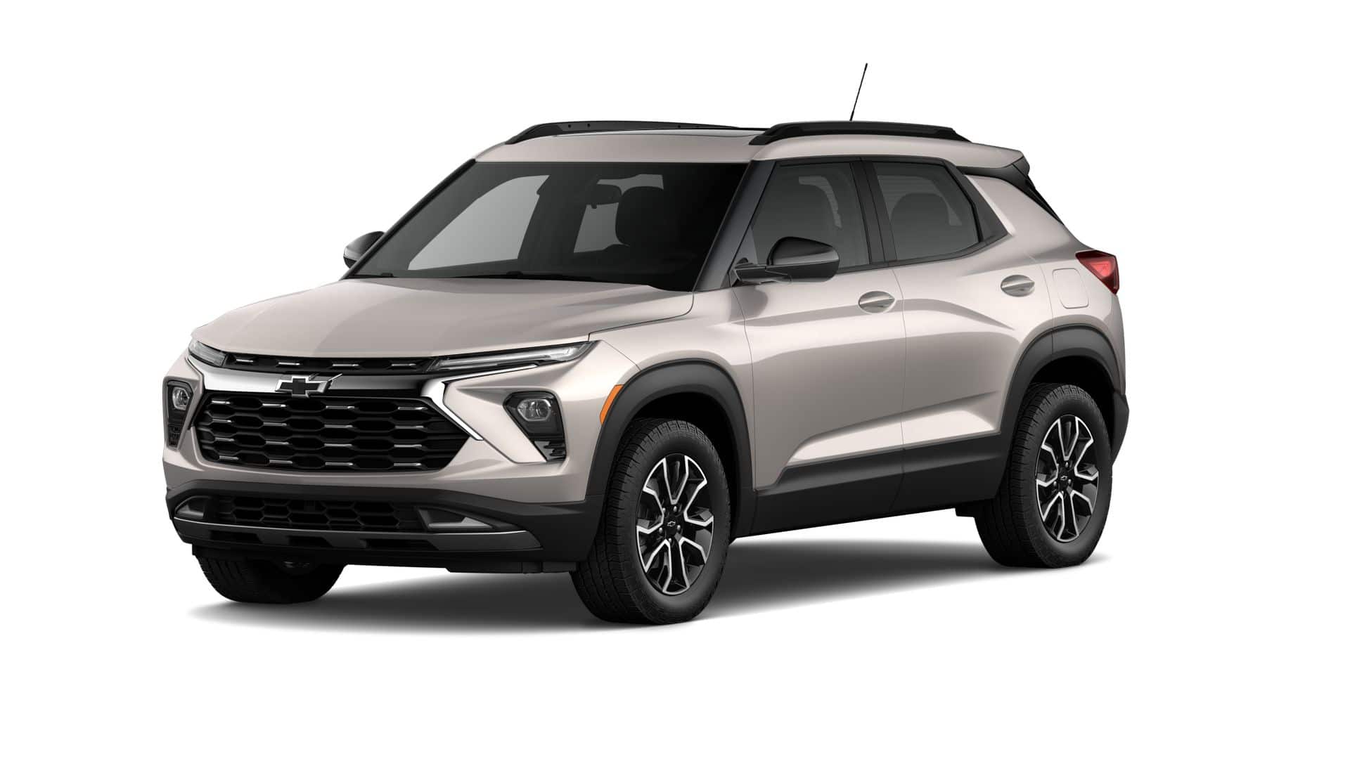 2026 Chevrolet Trailblazer ACTIV in White Sands — front three-quarter view